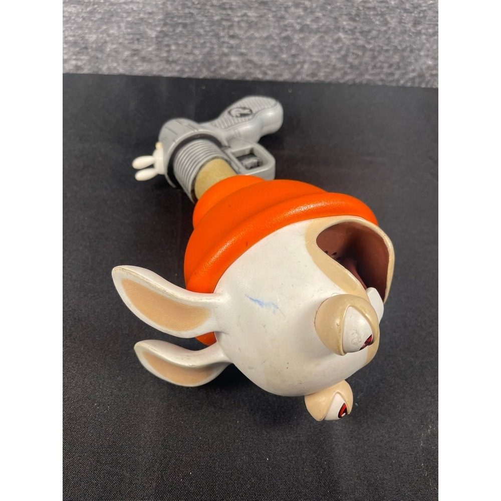 Tested, Works - Rayman Raving Rabbids Plunger Blaster Sound Toy Grey Orange Bwaa - Picture 2 of 4